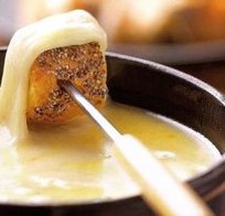 Zwitserse fondue moitié-moitié